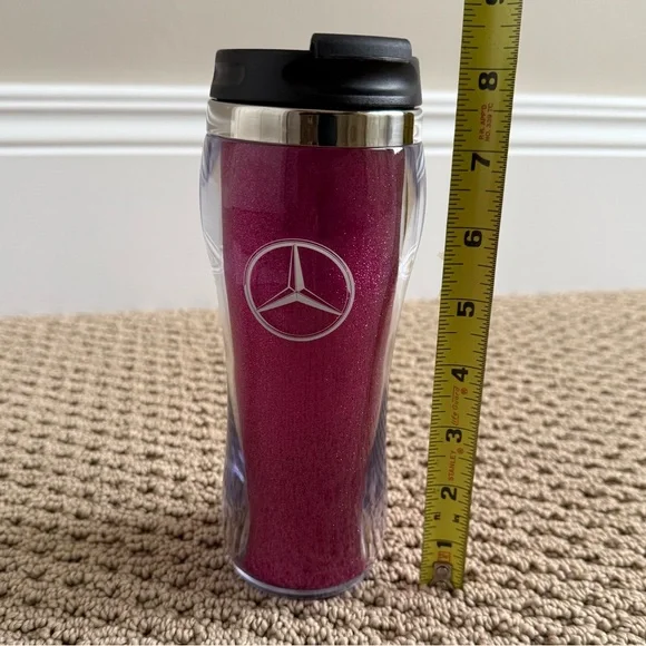 Mercedes-Benz Pink Glitter Travel Mug - Picture 5 of 6